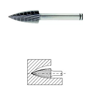 Ø  3 x 13 mm med 3 mm skaft, fortanding Z 3