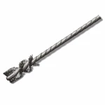 Inderbørste Ø 10 x 25 mm (totallængde 90 mm), 0,12 mm ståltråd