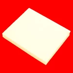 Slibesvamp 120 x 98 x 13 mm, korn 100, hvid