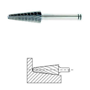Ø 8 x 20 mm med 6 mm skaft, fortanding Z 7