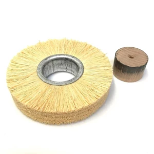 Fiberbørste ø 120 x 32 mm, 6 rækker, 45 mm nav, tør