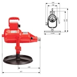 SUHNER slangesliber, model ROTOFERA, 400 V.