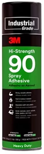 3M spraylim 90, Heavy duty & hi-strength, permanent klæbning, 500 ml. pr. dåse. 