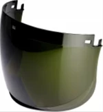 V5-seriens Visir, grønt DIN5, polykarbonat, 5E-11