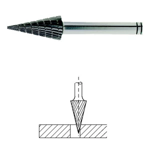 Ø  3 x 7 mm med 3 mm skaft, fortanding Z 5