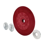 Bagskive ø 150 mm, m/køleriller, m/5/8 og M14 gevind, rød