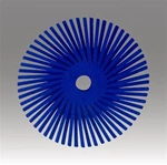 3M Scotch-Brite Bristle Radialbørste RB-ZB, 19 mm x 1,58 mm, P400, Blå, Type C, 192 stk. pr. pakke.