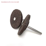 Ø 50 x 6 mm, 6 mm skaft, grov NK 24 QU bakkelit