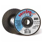 T29-Ø 125 x 4 x 22,2 mm, A36N, skrå, semi-fleksibel skrubskive