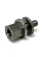 Mandrel (holder) 5/8'' hun-gevind med M12 gevindstykke og spændflange