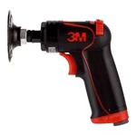 3M luftsliber med pistolgreb, kraftig 336 W motor (0,45 hk), op til 18.000 O/min. ROLOC-bagskive ø 50 mm og 75 mm medfølger