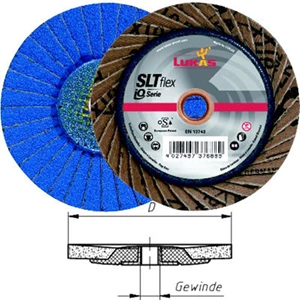 Ø  115 mm, korn 40, zirkonkorund, støbt bagplade m/M14 gevind