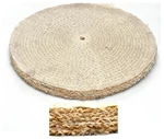 Sisal/stof skive ø 250 mm, 5 mm syning