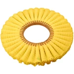 Sisalkordel Ø 400 mm med 153 mm boring, bølgeform, gul imprægneret